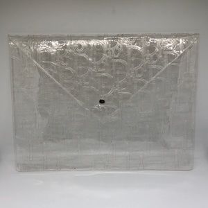 Dior Monogram Clear Clutch